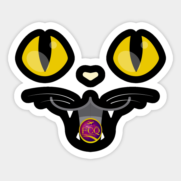 cat eyes Sticker by FirstClassQueen